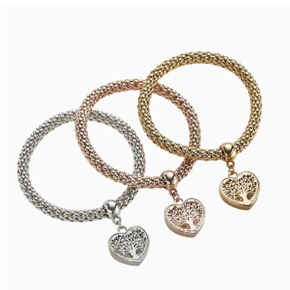 Tree of Life Heart Charm Bracelets - Picture 4 of 6